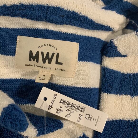 MADEWELL MWL Terry Sweatshirt NWT - Picture 8 of 9